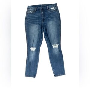 Arizona Jeans Co High Rise Curvy‎ Womens Skinny Denim size 17